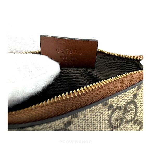 🔴 Gucci Key Pouch Cles - GG Supreme Brown - Picture 8 of 8
